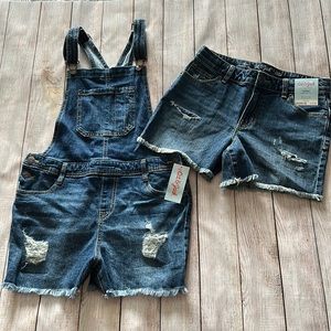 Girls XL Overalls & Shorts(size XL 14/16)